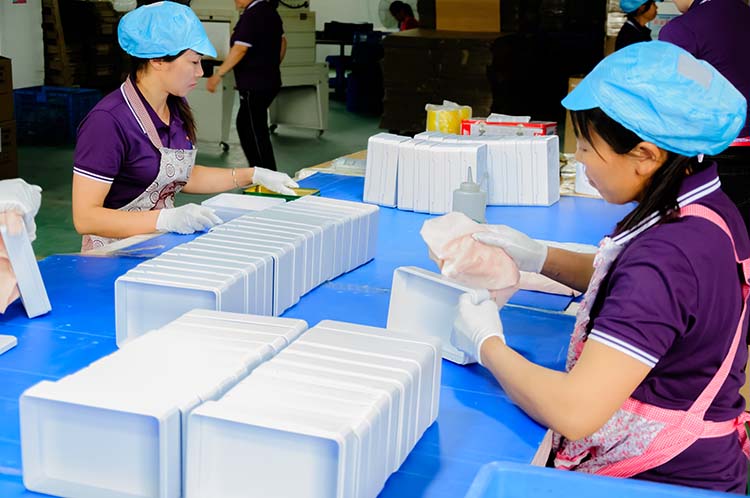 Food biscuit tin box packaging process