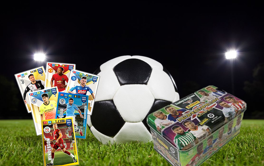 Panini Football Player Sticker Tin Box
