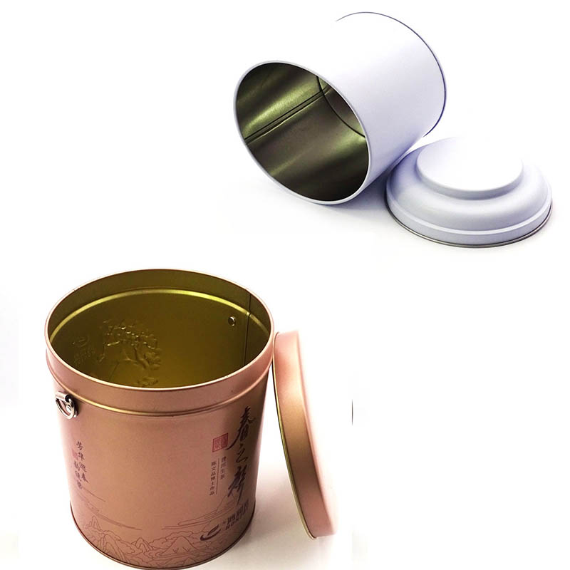 Powder coating tin can