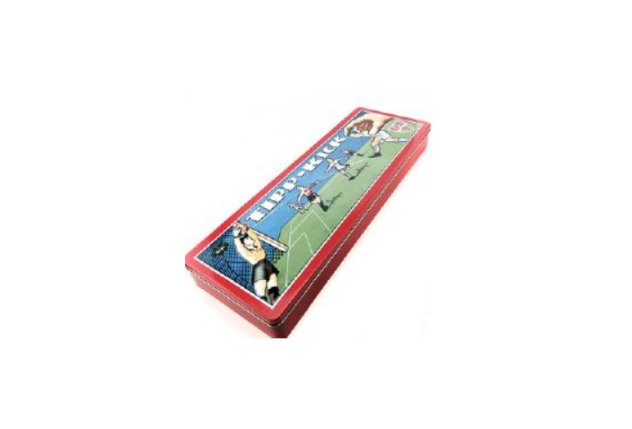 Rectangular Panini Football Player Sticker Tin Box