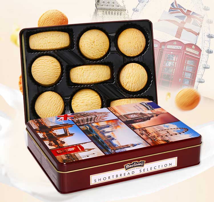 Scottish Food Butter Biscuit Tin Box