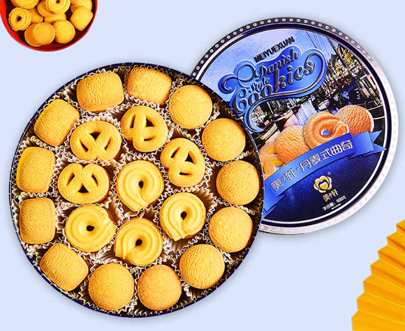 blue tin butter cookies manufacturer