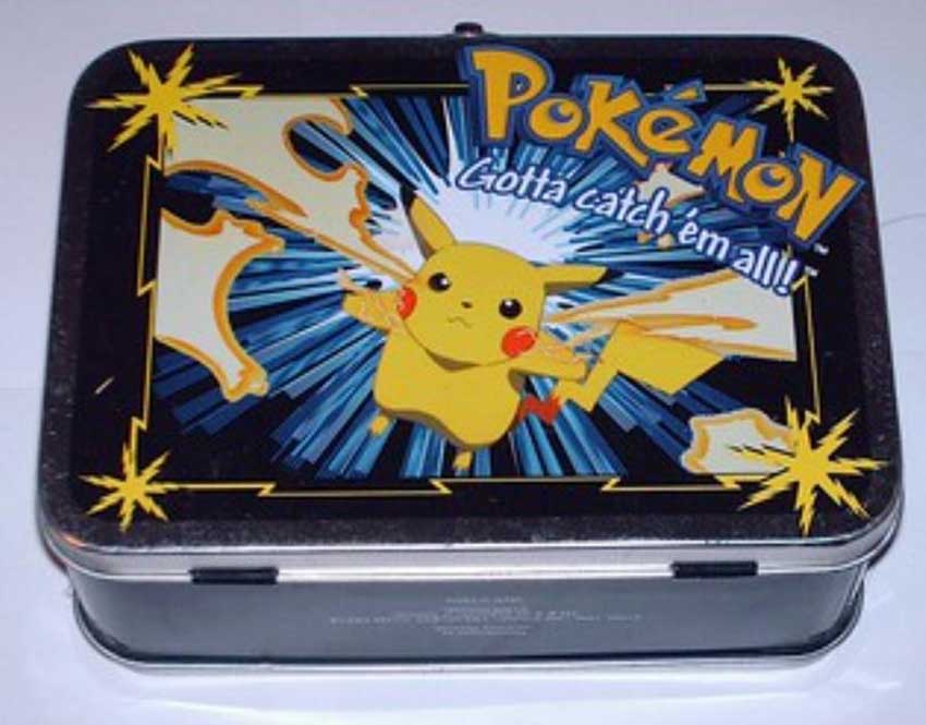 Hot selling pokemon bento tin box