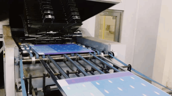 Tin can printing process