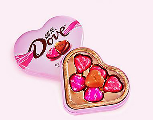 Heart Shaped Chocolate Tin