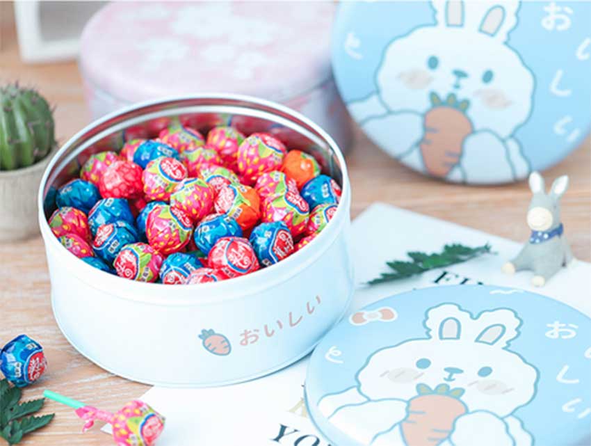 Promotional gift candy packaging tin box