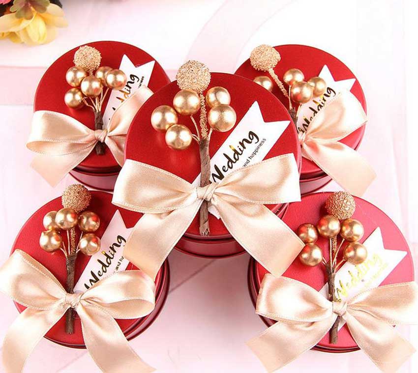 Valentine's Day Gift Metal Candy Box