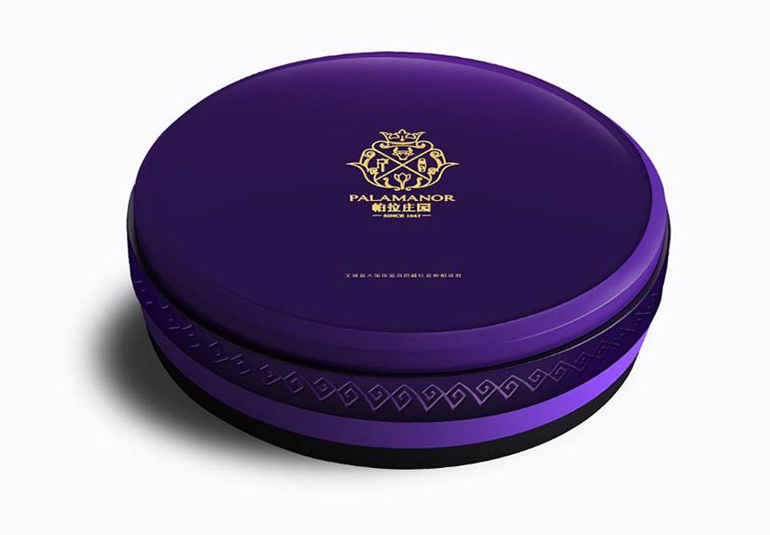 Tinplate saffron box design