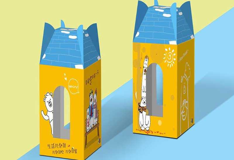 Paper candy packaging box