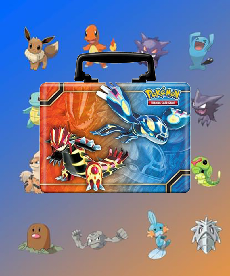 Pokemon lunch tin box with handle