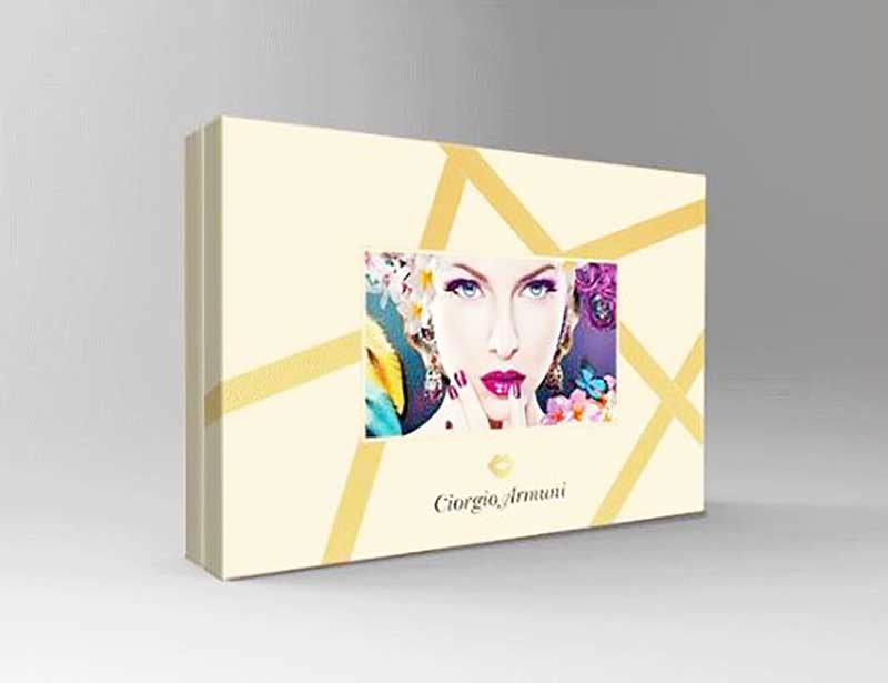 Printed cosmetic gift box