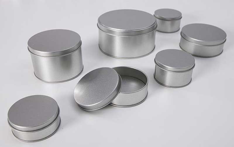 Round metal storage box series