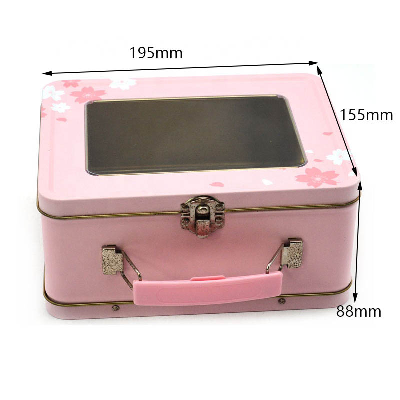 Custom size of metal box with handle for children storage