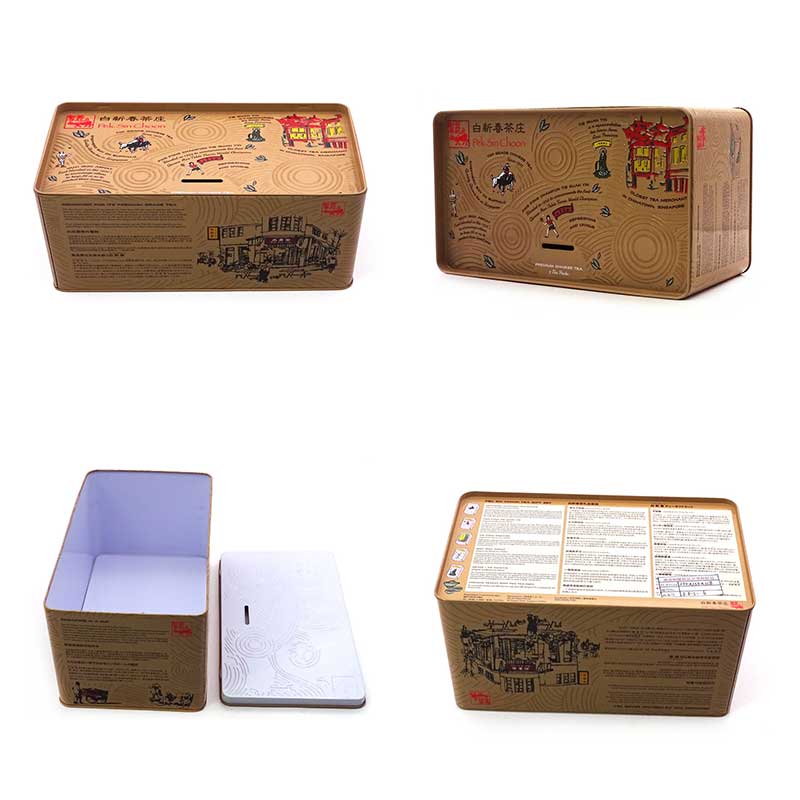 Metal storage tin box series
