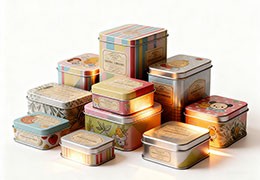 Durable Food Grade Tin Boxes for Cookies and Biscuits
