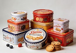 Custom Food Grade Tin Boxes for Cookies, Biscuits & Bakery Packaging