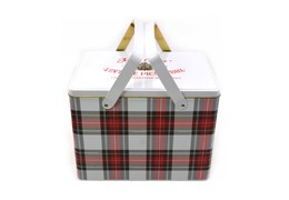 Christmas Metal Tin Lunch Box: A Festive Addition to Your Holiday Accessories