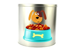 Типы металлических контейнеров для корма для собак с крышками
