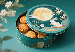 [Artigos indispensáveis ​​para a época dos bolos lunares] Fabricante de caixas de lata para bolos lunares personalizadas e requintadas - garanta já a embalagem mais vendida!